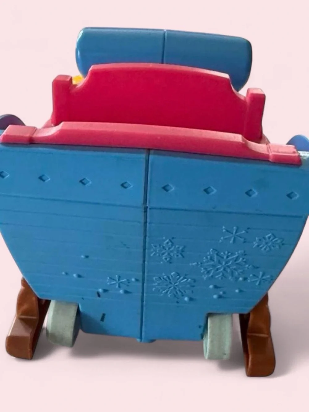 Blue and Pink Disney’s Frozen Elsa Children's Sled Play Vehicle - Little People